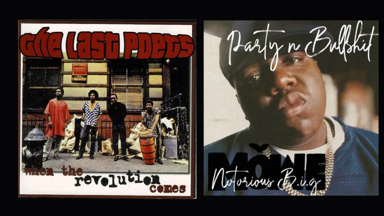 Album Covers for The Last Poets and The Notorious BIG