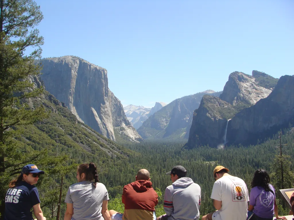 Students at Yosemite 