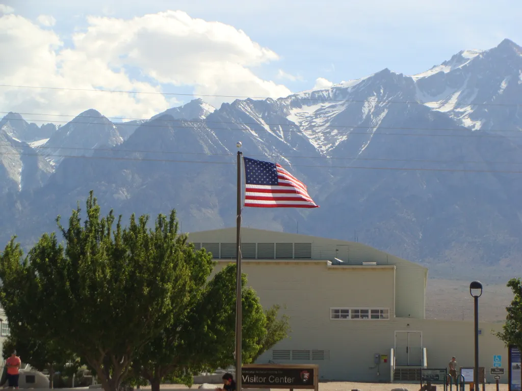 Flag at Manzanar 