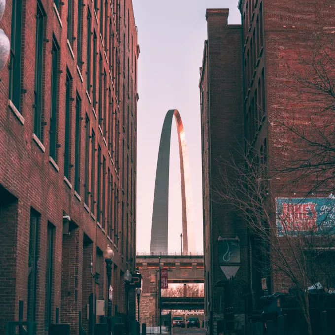 Greetings from St. Louis postcard