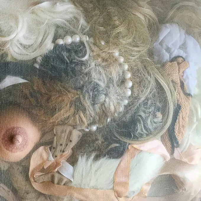 Xandra Ibarra, Nude Laughing, 2016, ‘white lady accouterments’